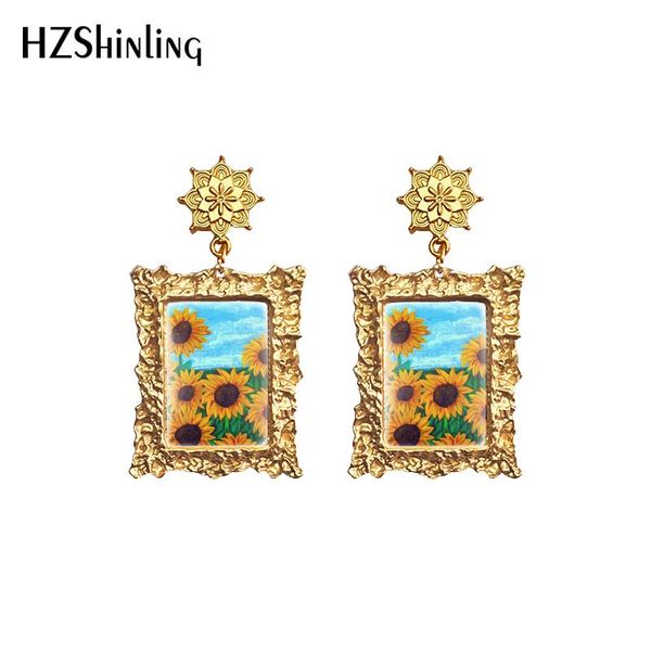 dangle & chandelier beautiful sunflower paintings retro style hook earrings mandala pendants deco jewelry, Silver
dangle & chandelier beautiful sunflower paintings retro style hook earrings mandala pendants deco jewelry, Silver