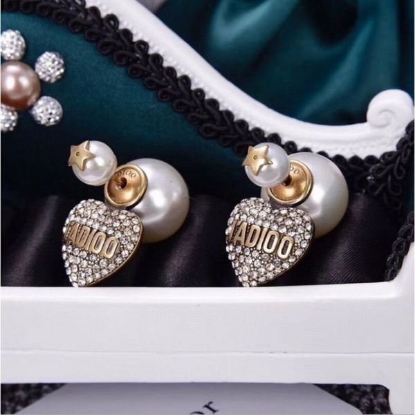 earrings autumn and winter love letter pearl earrings women's fashion creative personality, Silver
earrings autumn and winter love letter pearl earrings women's fashion creative personality, Silver