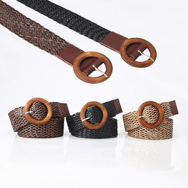 belts fashion woven belt for women jeans dress pants solid color waist hollow ethnic style round buckle wild decoration gift, Black;brown
belts fashion woven belt for women jeans dress pants solid color waist hollow ethnic style round buckle wild decoration gift, Black;brown