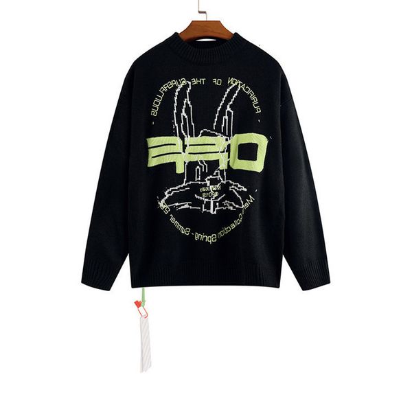 bugs bunny 20ss chaopai off letter embroidery printed t-shirt ow men's and women's loose sweater, Black
bugs bunny 20ss chaopai off letter embroidery printed t-shirt ow men's and women's loose sweater, Black