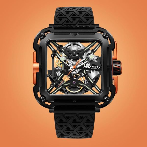 wristwatches ciga design x series watch automatic mechanical stainless steel unique skeleton wristwatch(with silicone and nylon strap), Slivery;brown
wristwatches ciga design x series watch automatic mechanical stainless steel unique skeleton wristwatch(with silicone and nylon strap), Slivery;brown
