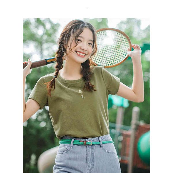 t shirts summer o-neck literary embroidery retro casual all matched slim short sleeve women t-shirt jxnv, White
t shirts summer o-neck literary embroidery retro casual all matched slim short sleeve women t-shirt jxnv, White