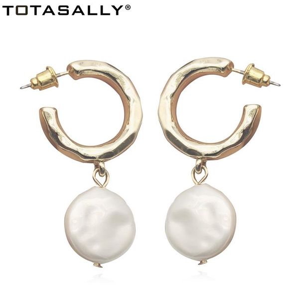 hoop & huggie totasally fashion women imitation pearl earrings baroque irregular vintage party jewelry, Golden;silver
hoop & huggie totasally fashion women imitation pearl earrings baroque irregular vintage party jewelry, Golden;silver