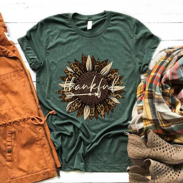 women's t-shirt thankful sunflower leopard shirt thanksgiving tshirt family aesthetic clothes grateful blessed tees, White
women's t-shirt thankful sunflower leopard shirt thanksgiving tshirt family aesthetic clothes grateful blessed tees, White
