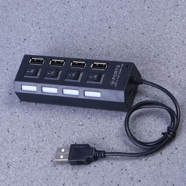 hubs 1 pc portable usb hub 4 ports 2.0 data expansion for phone computer laptop