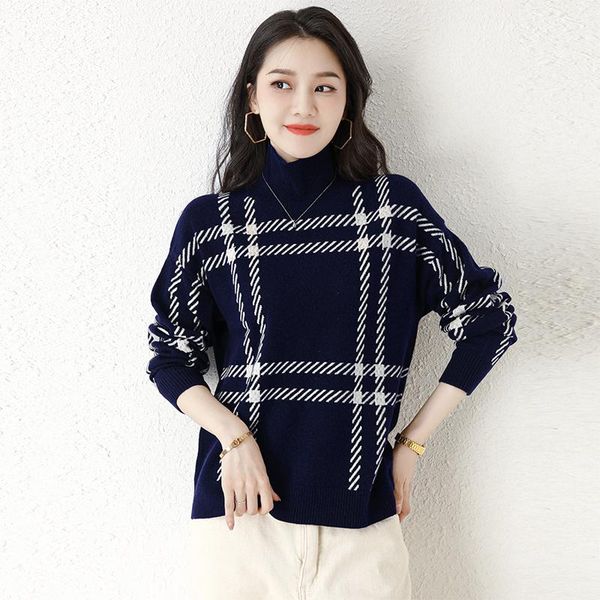 women's sweaters collar pure wool 100% sweater autumn/winter 2021 jacket bottoming shirt., White;black
women's sweaters collar pure wool 100% sweater autumn/winter 2021 jacket bottoming shirt., White;black