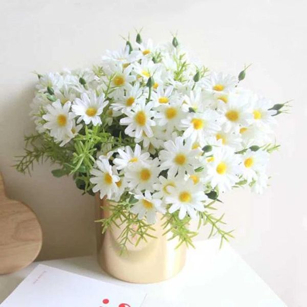 decorative flowers & wreaths artificial silk white beauty chrysanthemum 6 branches simulation daisy fake decoration for home garden office
decorative flowers & wreaths artificial silk white beauty chrysanthemum 6 branches simulation daisy fake decoration for home garden office