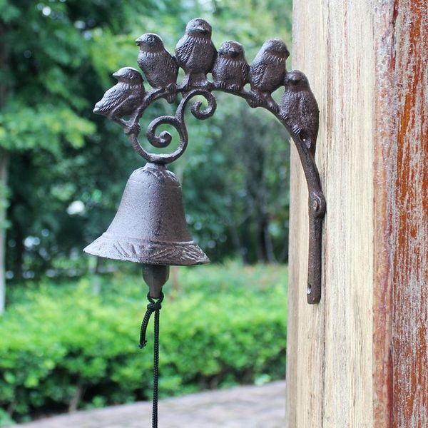 decorative objects & figurines grapevine cast iron wall-mounted handbell retro handmade home garden decoration antique welcome doorbell cy52
decorative objects & figurines grapevine cast iron wall-mounted handbell retro handmade home garden decoration antique welcome doorbell cy52