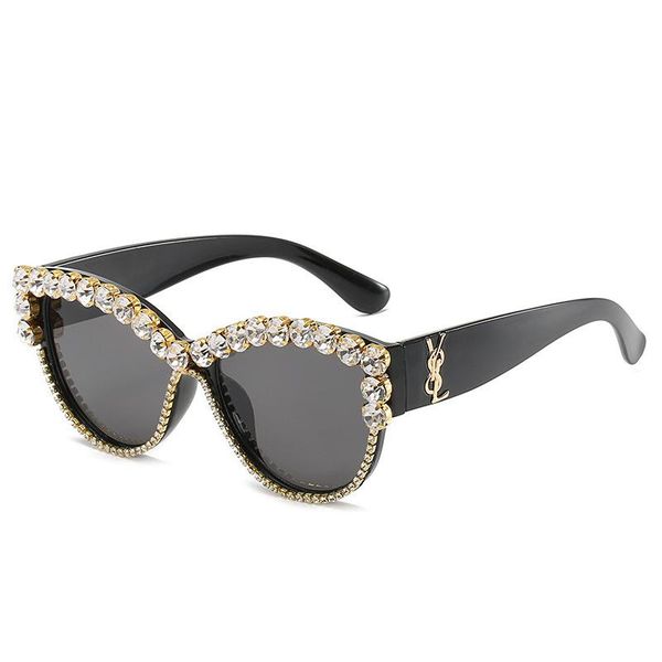 fashion sunglasses frames 2021 cat's eye sunglasses, personalized diamond inlaid glasses, net red and versatile, Black
fashion sunglasses frames 2021 cat's eye sunglasses, personalized diamond inlaid glasses, net red and versatile, Black