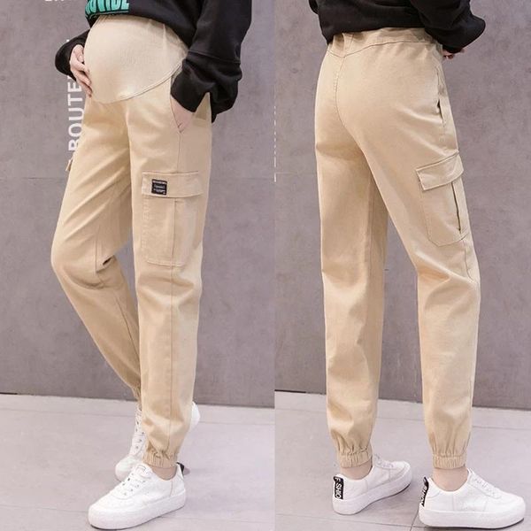 cotton nursing maternity pants for pregnant women trousers military sweatpants high waist pocket pregnancy streetwear bottoms, White
cotton nursing maternity pants for pregnant women trousers military sweatpants high waist pocket pregnancy streetwear bottoms, White