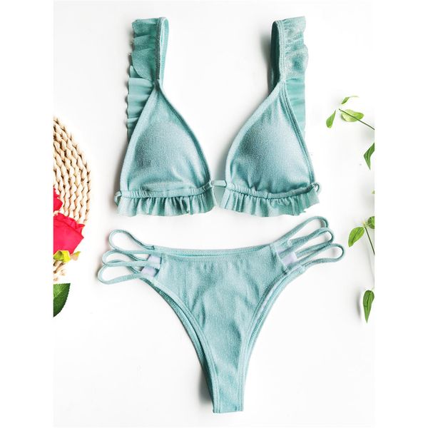 ruffled frilled shiny bikini women swimwear female swimsuit two-pieces bikini set mid waist bather bathing suit swim k2399
ruffled frilled shiny bikini women swimwear female swimsuit two-pieces bikini set mid waist bather bathing suit swim k2399