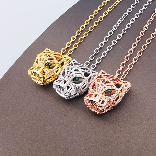 banquet fashion leopard necklace jewelry full set diamond hollow pendant girls luxury sweater chain, Silver
banquet fashion leopard necklace jewelry full set diamond hollow pendant girls luxury sweater chain, Silver