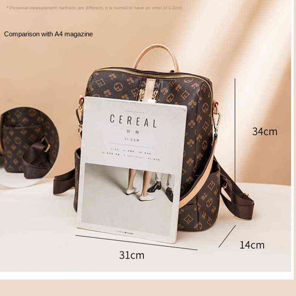 luxury women's backpack high-quality leather backpack fashion all-match casual travel retro large-capacity female bag 211029219v
luxury women's backpack high-quality leather backpack fashion all-match casual travel retro large-capacity female bag 211029219v