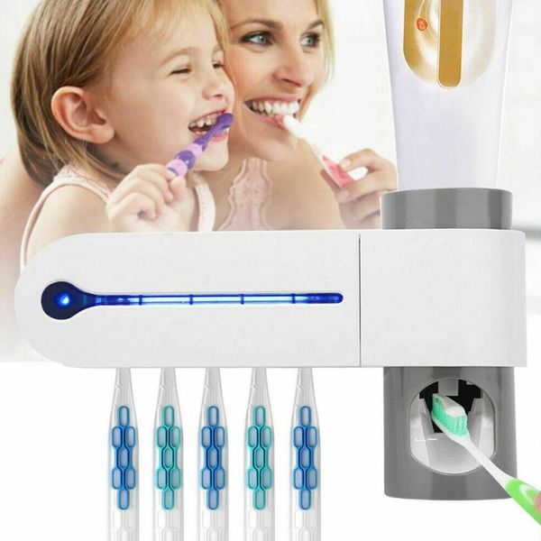 multifunctional toothbrush holder ultraviolet toothpaste sterilizer uv disinfector dispenser disinfection toothb e0p2 bathroom shelves
multifunctional toothbrush holder ultraviolet toothpaste sterilizer uv disinfector dispenser disinfection toothb e0p2 bathroom shelves
