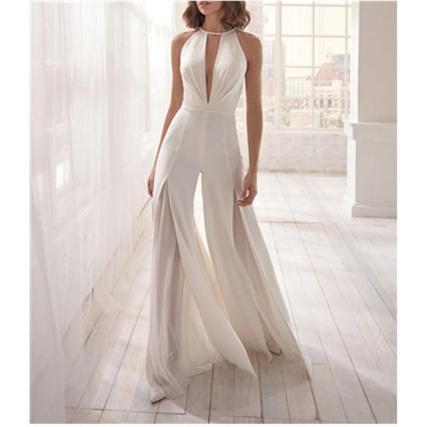 yedeep v-neck halter women jumpsuit see through backless long overalls jumpsuits office ladies wide leg mq338 women's & rompers, Black;white
yedeep v-neck halter women jumpsuit see through backless long overalls jumpsuits office ladies wide leg mq338 women's & rompers, Black;white