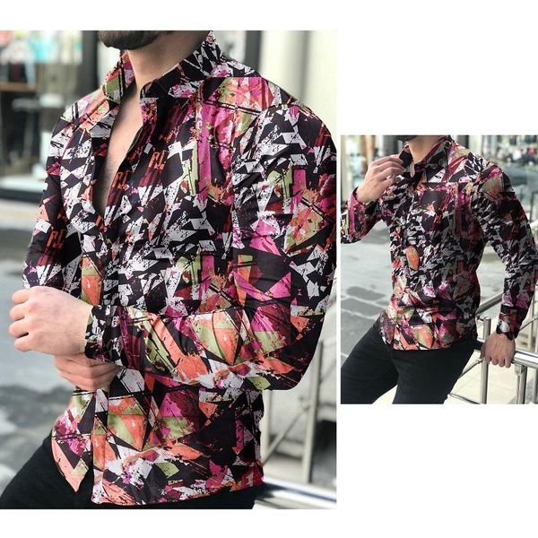 men's casual shirts camisas florales de manga larga otoño 2021 para hombres estampadas con flores corte delgado cami, White;black
men's casual shirts camisas florales de manga larga otoño 2021 para hombres estampadas con flores corte delgado cami, White;black