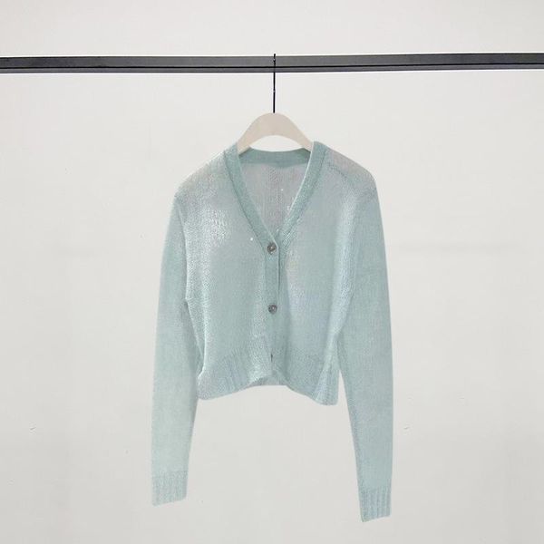 women's knits & tees v-neck knitted cardigans long sleeve single breasted simple 2021 early autumn lady see-through short sweater, White
women's knits & tees v-neck knitted cardigans long sleeve single breasted simple 2021 early autumn lady see-through short sweater, White