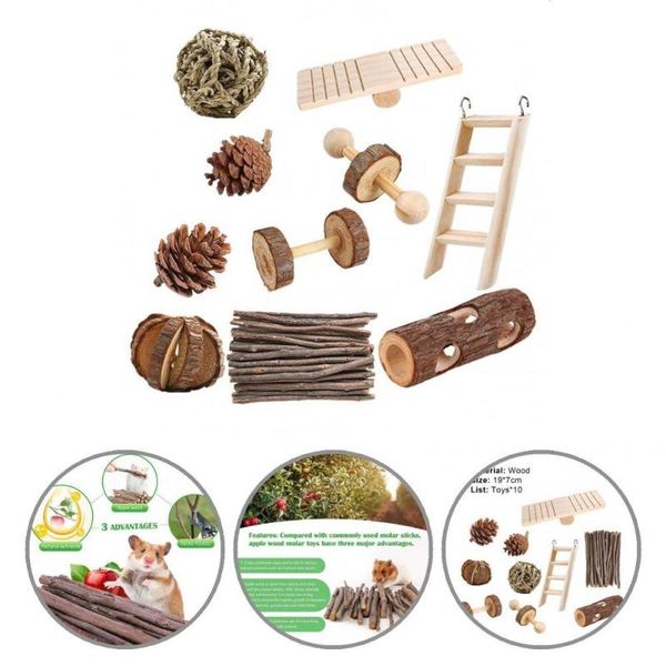 small animal supplies 10pcs/set helpful rattan ball chew toy set wood relieve anxiety
small animal supplies 10pcs/set helpful rattan ball chew toy set wood relieve anxiety
