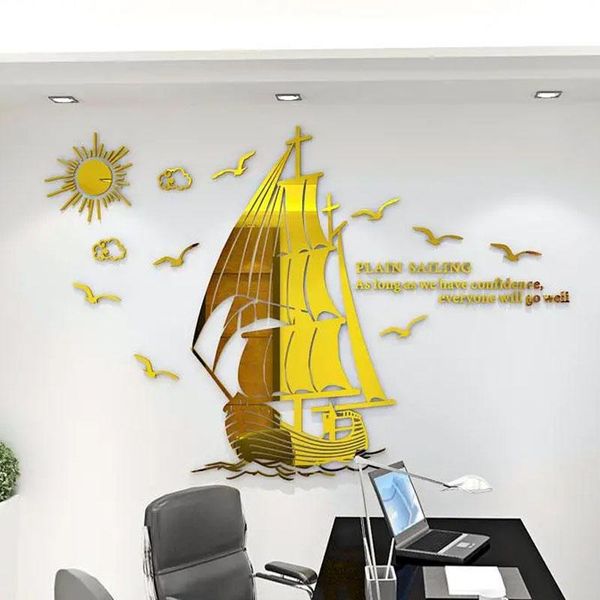 wall stickers sailboat crystal acrylic sticker home livingroom 3d background decals english sentences sea view mural for company of
wall stickers sailboat crystal acrylic sticker home livingroom 3d background decals english sentences sea view mural for company of