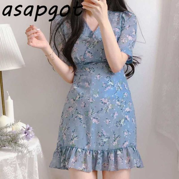 korean chic fresh v neck lace up chiffon floral dress women mini short sleeve ruffles mermaid summer sweet slim retro elegant 210610, Black;gray
korean chic fresh v neck lace up chiffon floral dress women mini short sleeve ruffles mermaid summer sweet slim retro elegant 210610, Black;gray