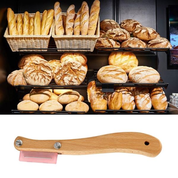 arc curved bread slicer baguette toast slicing decorating tool wooden handle baking & pastry tools
arc curved bread slicer baguette toast slicing decorating tool wooden handle baking & pastry tools