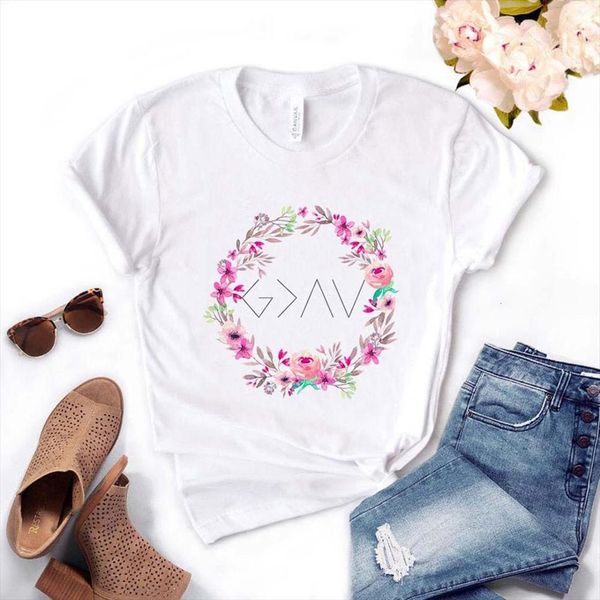 and women god is greater mens t shirts than the high lows floral short sleeve o neck loose ladies, White;black
and women god is greater mens t shirts than the high lows floral short sleeve o neck loose ladies, White;black