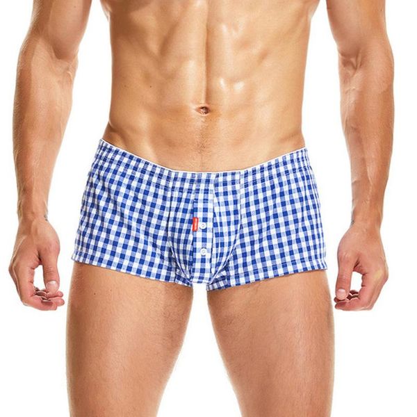 underpants men boxer shorts buttons bugle pouch panties plaid underwear ropa interior hombre boxershorts cueca breathable, Black;white
underpants men boxer shorts buttons bugle pouch panties plaid underwear ropa interior hombre boxershorts cueca breathable, Black;white