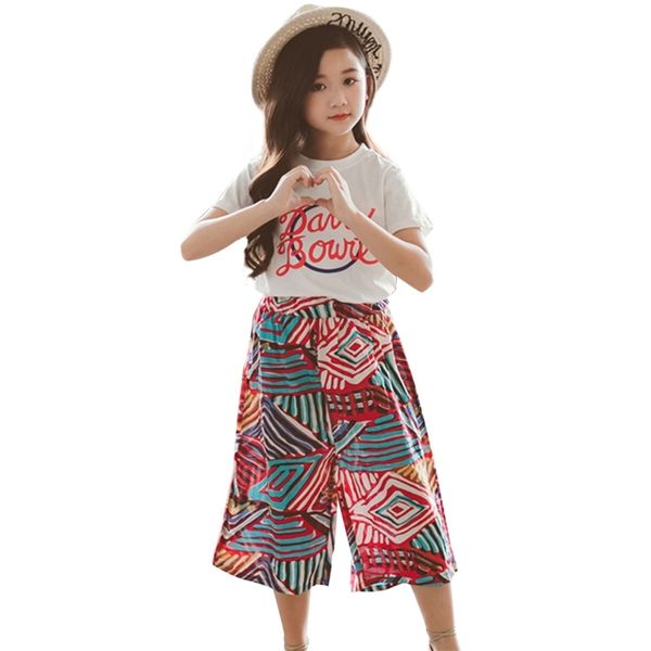 kids clothes letter t shirt + pants girls outfits casual tracksuit teenage costumes for children 6 8 10 12 14 year 210527, White 
kids clothes letter t shirt + pants girls outfits casual tracksuit teenage costumes for children 6 8 10 12 14 year 210527, White