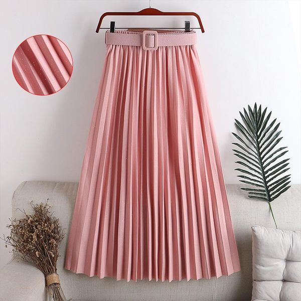 skirts 2021 summer women's high waist with belt fashion party midi pleated skirt female casual korean solid color y389, Black
skirts 2021 summer women's high waist with belt fashion party midi pleated skirt female casual korean solid color y389, Black