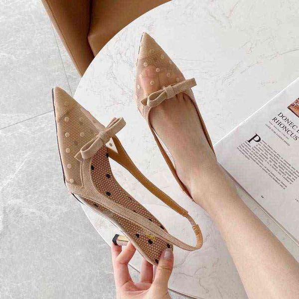 women shoes korean version new wave dot gauze pointed thin high heel back empty bow sandals women's shoes, Black
women shoes korean version new wave dot gauze pointed thin high heel back empty bow sandals women's shoes, Black