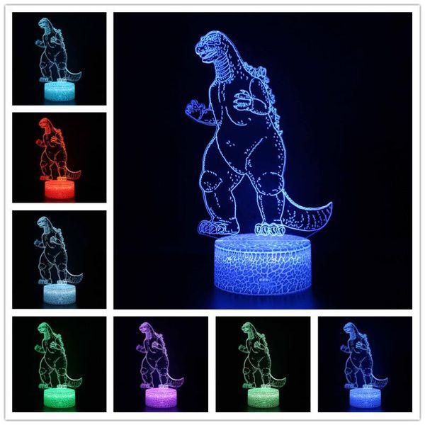 night lights dinosaur 3d light 7 color change usb led table lamp touch remote control home bedroom decor gift
night lights dinosaur 3d light 7 color change usb led table lamp touch remote control home bedroom decor gift