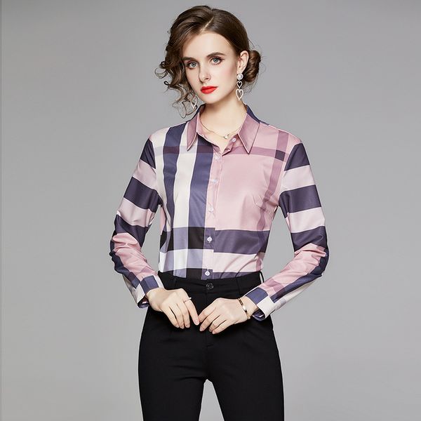brand shirts 2021 fashion plus size spring shirts women's designer lapel runway button shirt long sleeve autumn win, White
brand shirts 2021 fashion plus size spring shirts women's designer lapel runway button shirt long sleeve autumn win, White