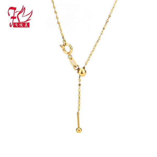 titanium steel 316ldly needle type universal necklace adjustable positioning bead length, clavicle chain 18k gold wrapped does not, Silver
titanium steel 316ldly needle type universal necklace adjustable positioning bead length, clavicle chain 18k gold wrapped does not, Silver