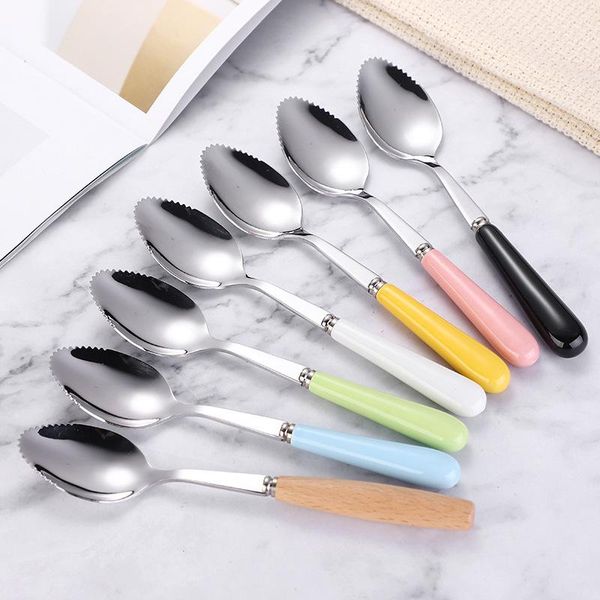 spoons fruit spatula ceramic handle stainless steel material baby complementary tool children's tableware kitchen supplies
spoons fruit spatula ceramic handle stainless steel material baby complementary tool children's tableware kitchen supplies
