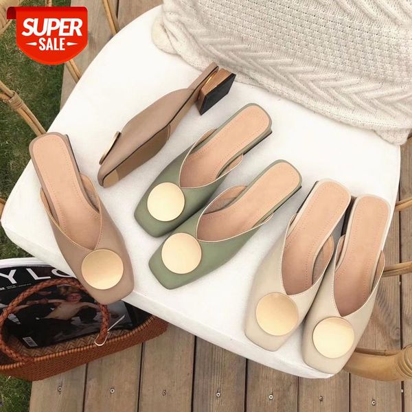 women slippers mules flat casual shoes british metal buckle slides wooden heel summer half slippers elegant ladies office shoes #qc7n, Black
women slippers mules flat casual shoes british metal buckle slides wooden heel summer half slippers elegant ladies office shoes #qc7n, Black