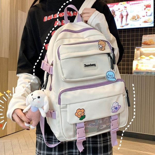 ladies kawaii buckle backpack fashion book girl school bag women waterproof nylon student cute college bags cool 50
ladies kawaii buckle backpack fashion book girl school bag women waterproof nylon student cute college bags cool 50
