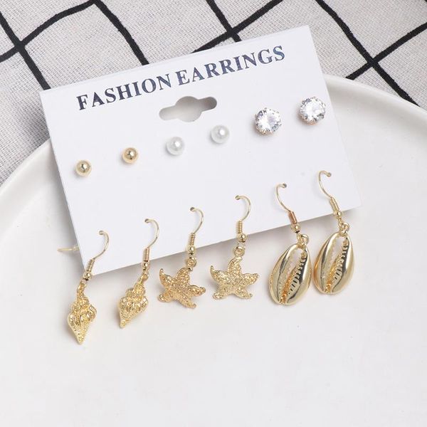earrings & necklace european and american fashion personality beach shell imitation pearl love set, Silver
earrings & necklace european and american fashion personality beach shell imitation pearl love set, Silver