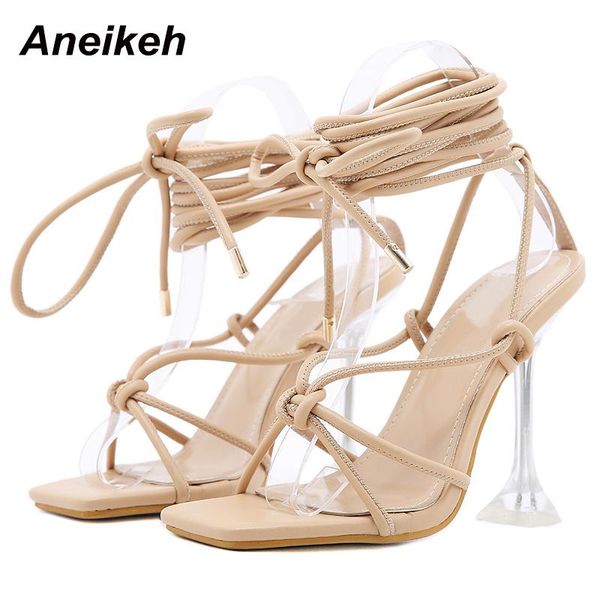 aneikeh women's shoes cross-tied head peep toe fashion high heels narrow band sandalias mujer 2021 summer femmes chaussures sandals, Black
aneikeh women's shoes cross-tied head peep toe fashion high heels narrow band sandalias mujer 2021 summer femmes chaussures sandals, Black