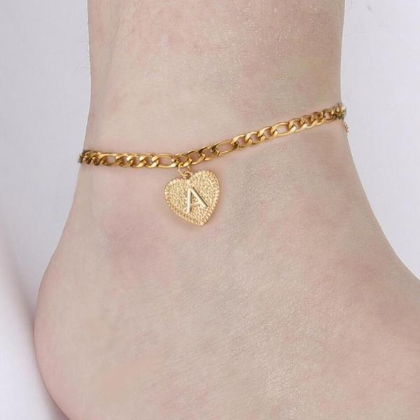 anklets a-z initial letter for women stainless steel gold alphabet anklet bracelet boho foot jewelry gift accesorios mujer, Red;blue
anklets a-z initial letter for women stainless steel gold alphabet anklet bracelet boho foot jewelry gift accesorios mujer, Red;blue
