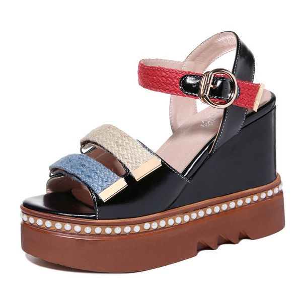 dress shoes sandals woman fashion high heels buckle strap women platform party/dress for 3-1950, Black
dress shoes sandals woman fashion high heels buckle strap women platform party/dress for 3-1950, Black
