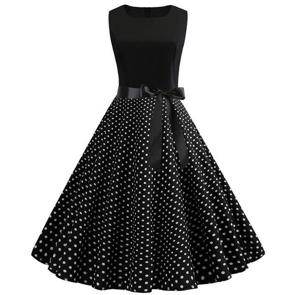casual dresses black white patchwork polka dot summer dress women vintage 50s 60s pin up rockabilly plus size robe party office, Black;gray
casual dresses black white patchwork polka dot summer dress women vintage 50s 60s pin up rockabilly plus size robe party office, Black;gray