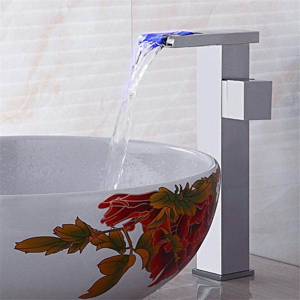 bathroom sink faucets basin faucet led light modern water tap waterfall bath chrome mixer torneiras
bathroom sink faucets basin faucet led light modern water tap waterfall bath chrome mixer torneiras