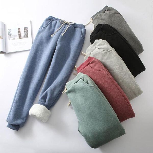 women's pants & capris winter cashmere thick warm elastic waist harem solid loose plus size cotton sweatpants 2021 women casual trouser, Black;white
women's pants & capris winter cashmere thick warm elastic waist harem solid loose plus size cotton sweatpants 2021 women casual trouser, Black;white