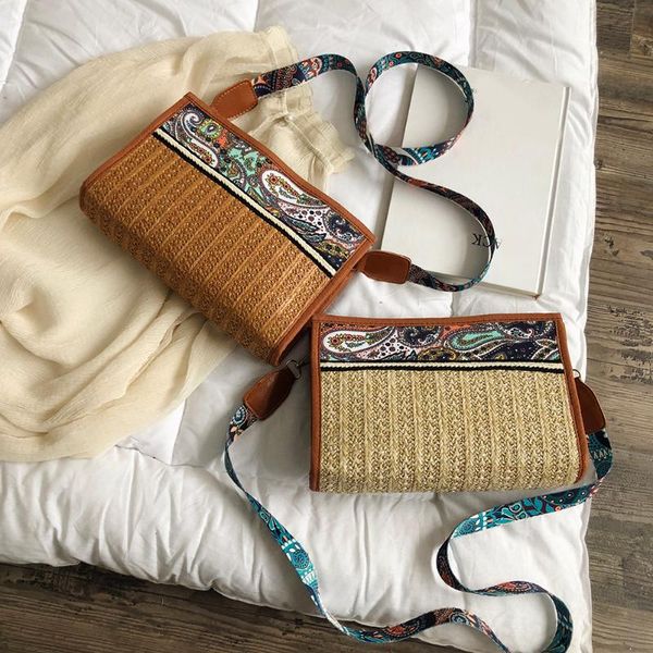 evening bags vintage ethnic style straw woven flower printing women shoulder messenger casual beach vacation ladies crossbody handbags
evening bags vintage ethnic style straw woven flower printing women shoulder messenger casual beach vacation ladies crossbody handbags