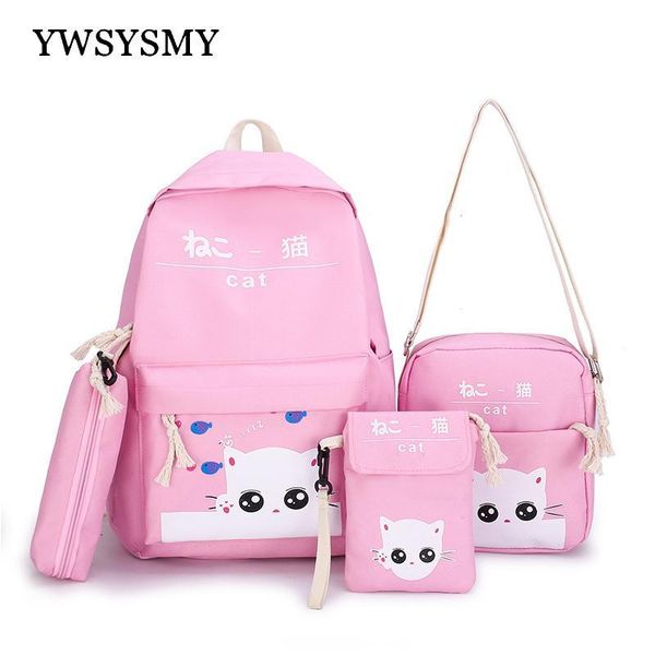 backpack student canvas children school bags for teenage boys and girls cute cat print kids travel set
backpack student canvas children school bags for teenage boys and girls cute cat print kids travel set