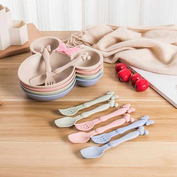wheat straw baby tableware set feeding 3pcs/set plate training bowl spoon fork cartoon children dishes kids dinner 20220223 q2
wheat straw baby tableware set feeding 3pcs/set plate training bowl spoon fork cartoon children dishes kids dinner 20220223 q2