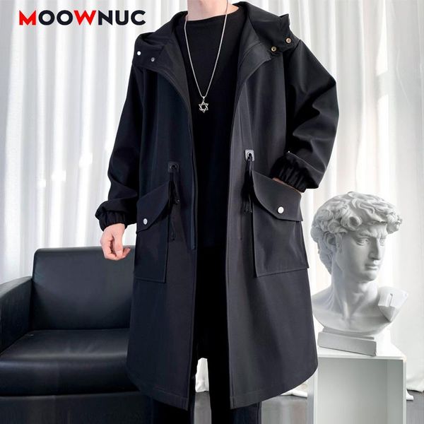 men's trench coats male fashion windbreaker 2021 autumn coat jackets men fit high-quality youth streetdress brand spring casual moownuc, Tan;black
men's trench coats male fashion windbreaker 2021 autumn coat jackets men fit high-quality youth streetdress brand spring casual moownuc, Tan;black