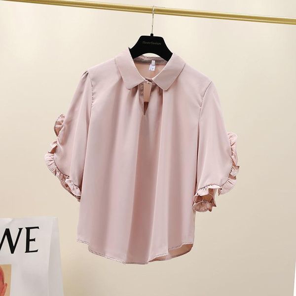 plus size t-shirt moyisu casual womens chiffon blouse female doll collar solid short sleeve ruffle shirts summer 5xl
plus size t-shirt moyisu casual womens chiffon blouse female doll collar solid short sleeve ruffle shirts summer 5xl