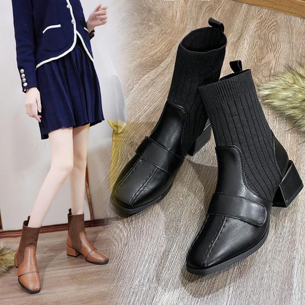 boots women's autumn winter casual black knitted thin socks flat thick soles short women ankle
boots women's autumn winter casual black knitted thin socks flat thick soles short women ankle
