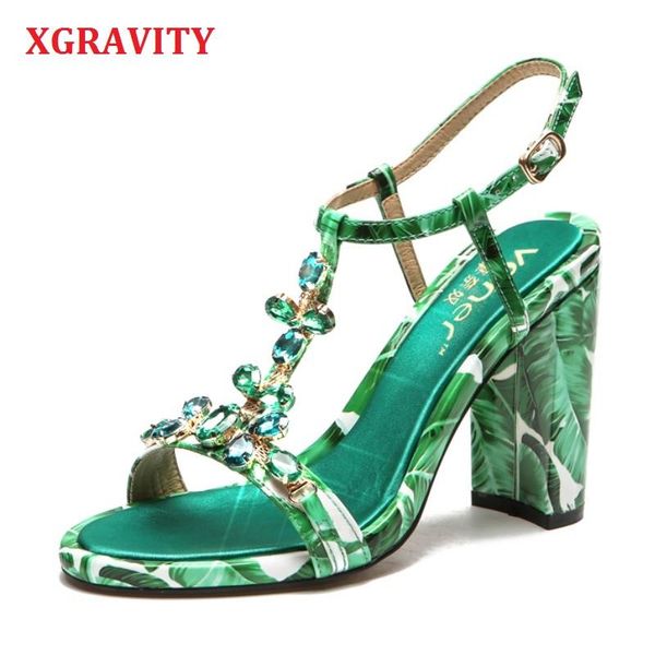 green shoes chunk high heel pumps rhinestone designer fashion women summer sandals elegant t strap lady b110, Black
green shoes chunk high heel pumps rhinestone designer fashion women summer sandals elegant t strap lady b110, Black